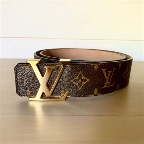 lv beige belt|brown and gold Lv Belt.